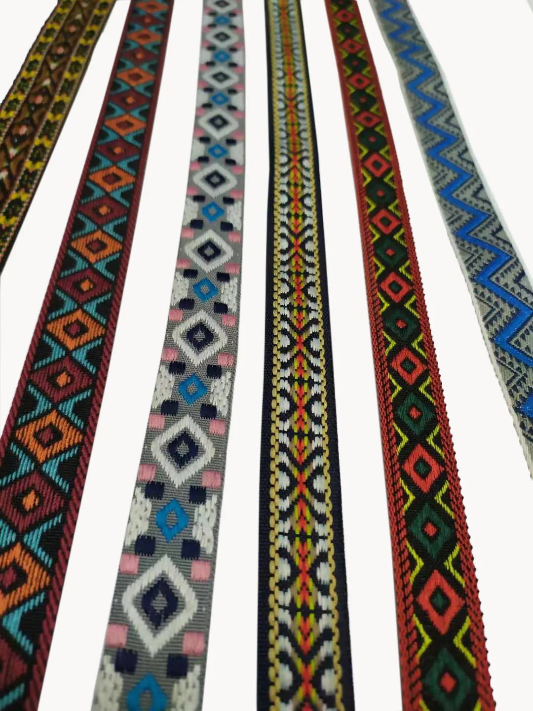 National Style Cotton Jacquard Ribbon Tape For DIY Clothing Bags Sewing Strap