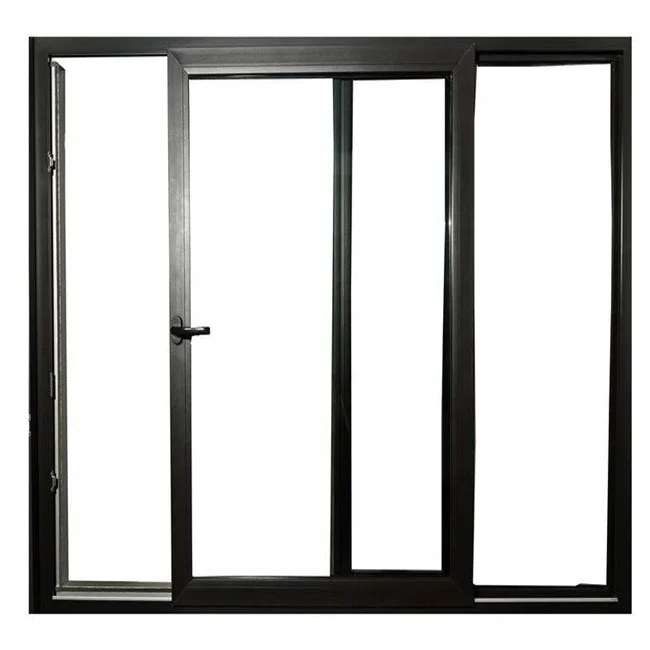 
sound proof aluminium glass windows aluminum windows with sliding panel 