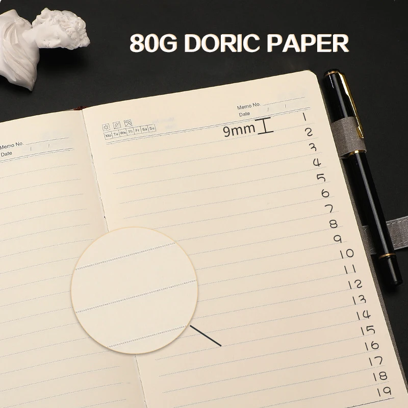 Wholesale A5 Deer Head Notepad Soft Leather Business Notebook Enterprise Buckle Thickened Prize Book Gift Box Set With Pen