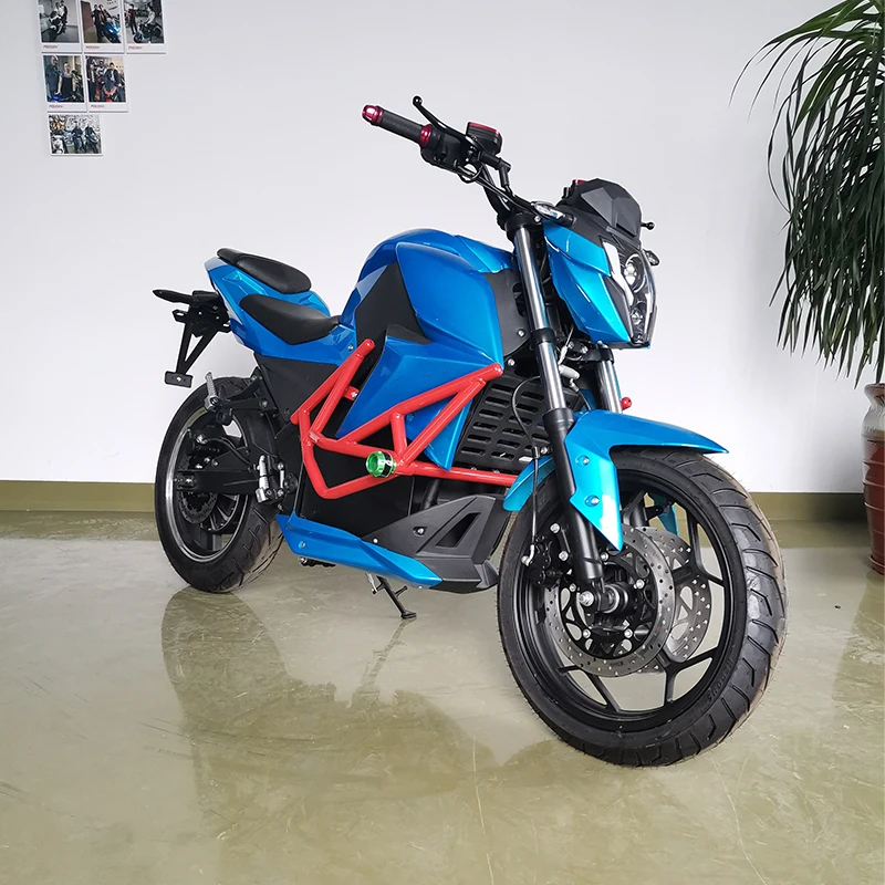 Fashion Super Power Big Range EEC Certification Powerful Adult Moped 3000w 5000w Two Wheel CKD Electric Sports Motorcycle