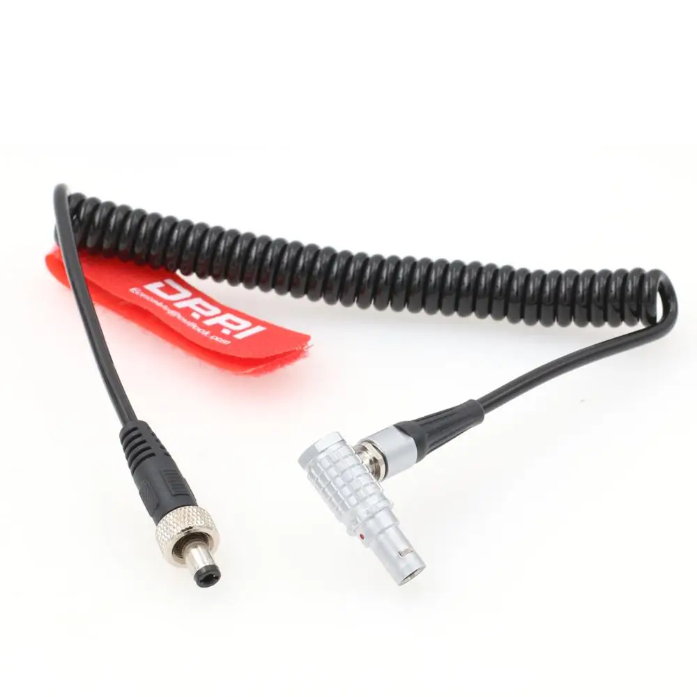 EONVIC Right Angle 2pin To Lock 2.1mm DC Power Cable For Atomos Shogun Inferno/Z Cam E2 S6/F6/F8 Power Cable
