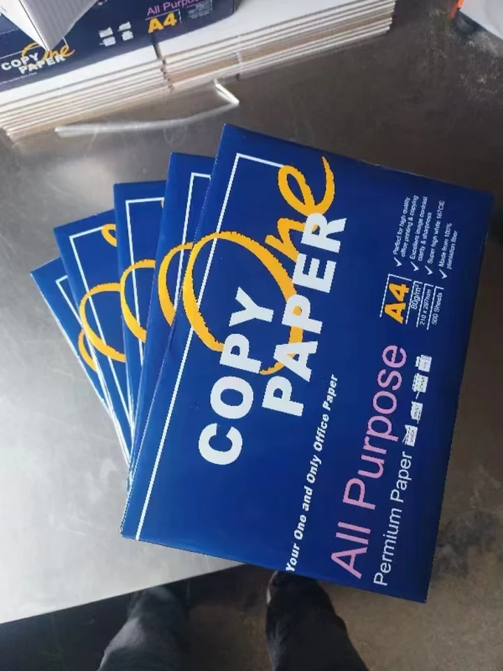 100% Wood Pulp Printing Paper A4 Size White 80g A4 Paper