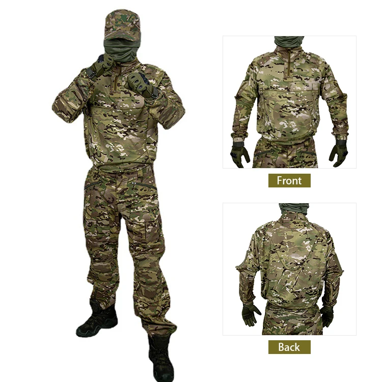 Hunting Camouflage  Ropa  Clothing Tactic Uniform Pleated A6 Tactical Uniform Frog Suit