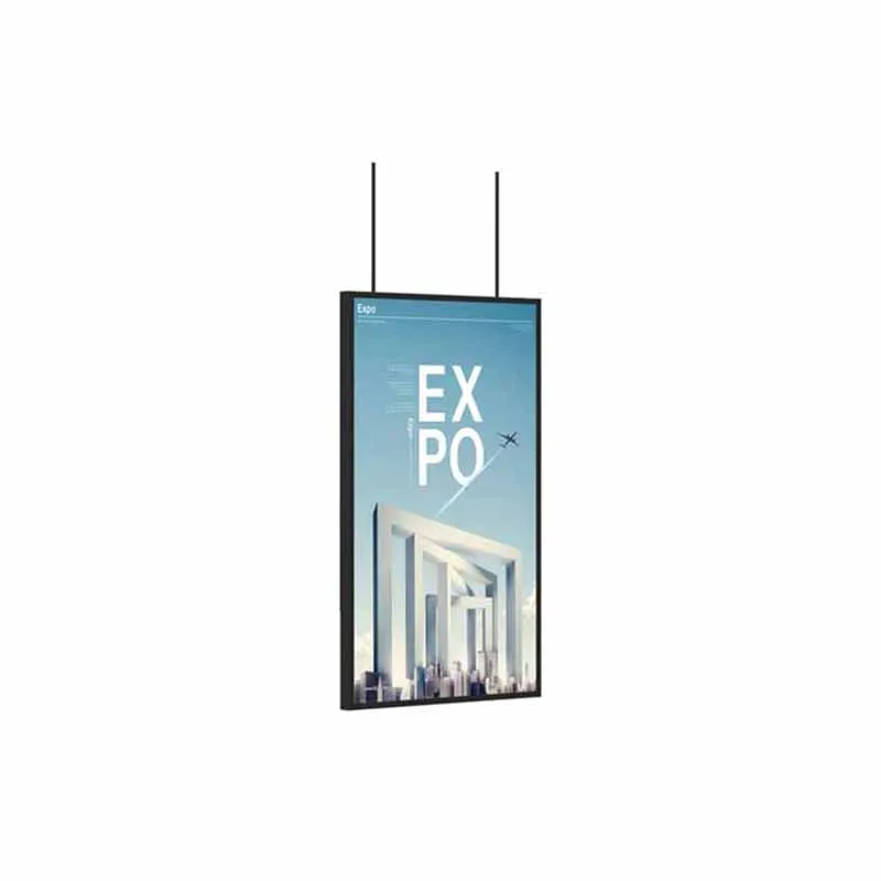 ODM 700 Nits подвесные двухсторонние Oled цифровые вывески дисплеи прозрачный ЖК рекламный плеер монитор киоска