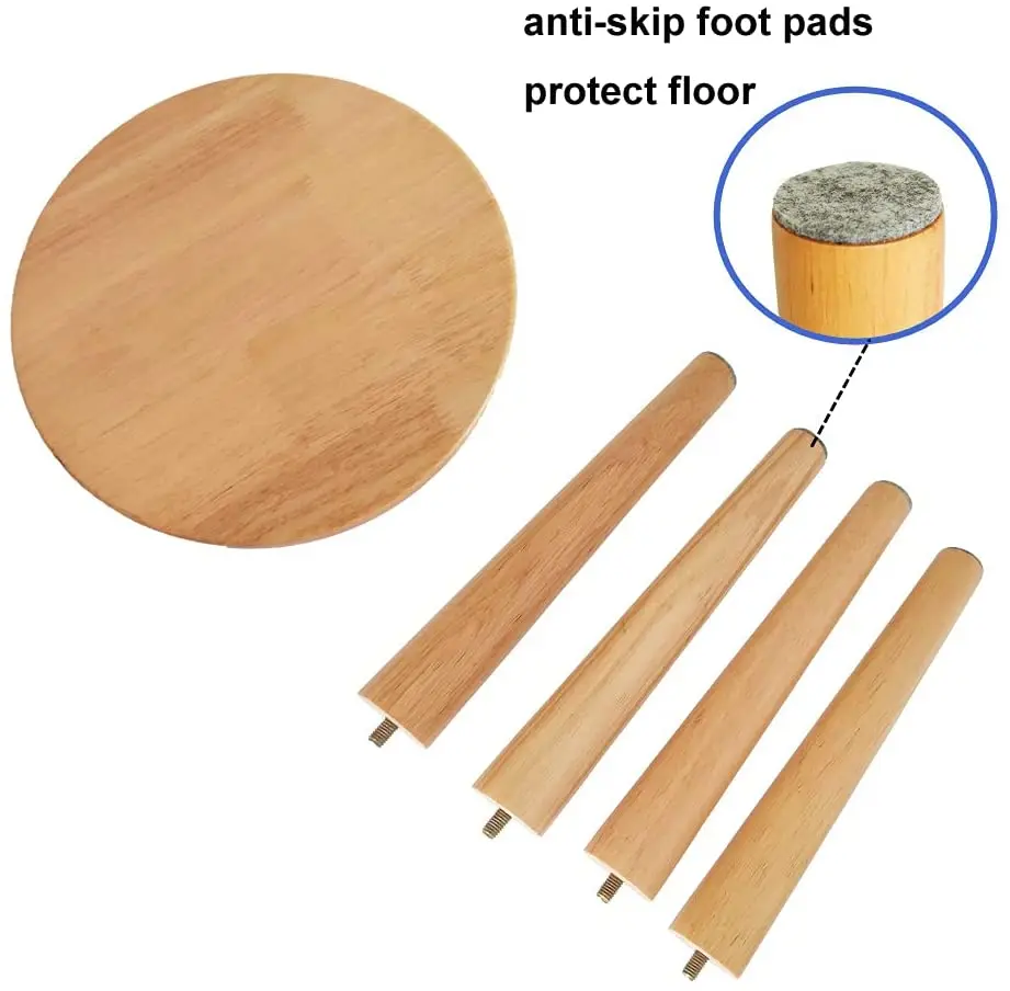 Chinese Traditional Solid Wood Children Leisure  Low Square Stool, 4 Legs Wooden Stool