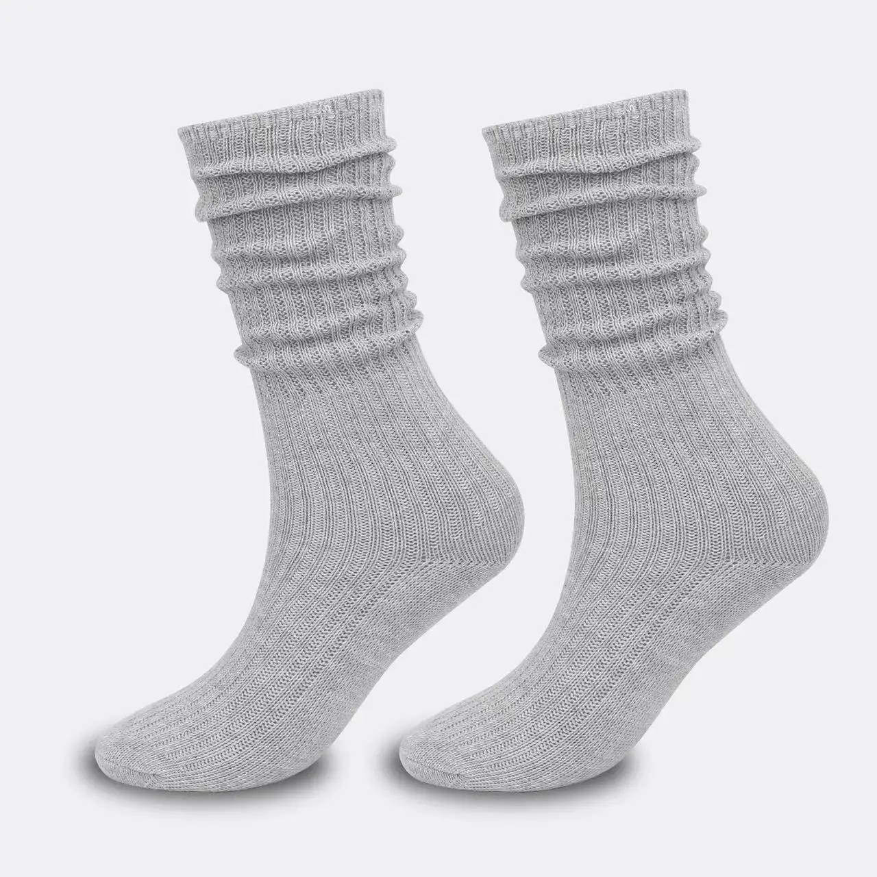 Women Knit Cotton Crew Fashion Slouch Casual Socks