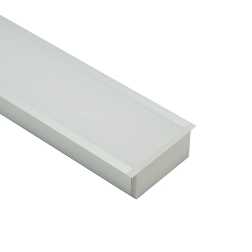 90x32mm Recessed aluminum led strip profile light for linear office lighting