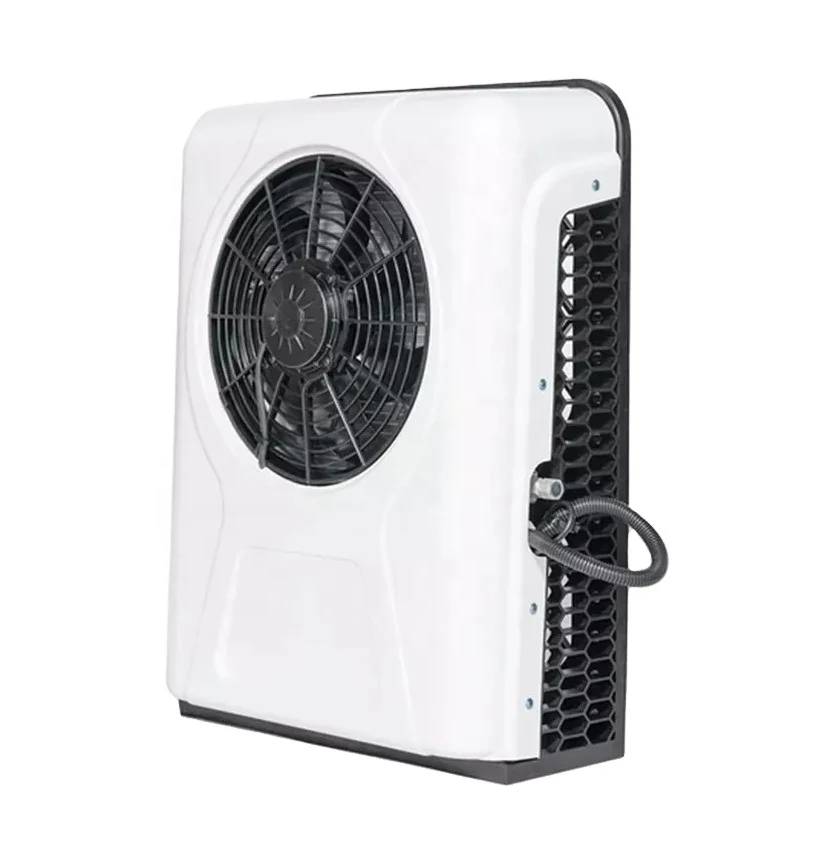 JUNYIZE 24V Truck Sleeper Parking Cooler AC Kit Car 12v Compressor Electric Tractor Cab Air Conditioner
