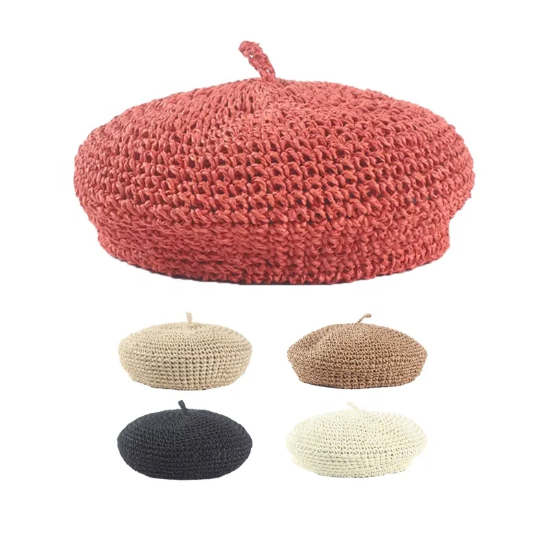 Производители Классические винтажные кепки газетчика с простым изображением художника выполненные на заказ женские вязаные береты