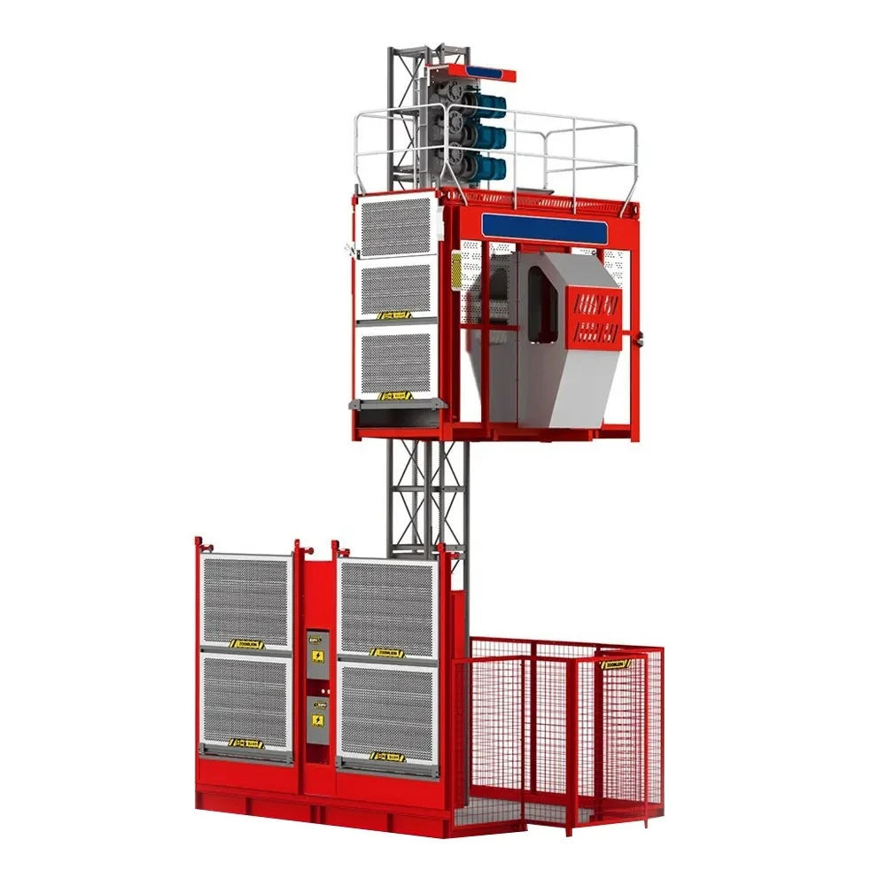 2ton Materials Elevator  SC200/200 Double Cage Construction Elevator