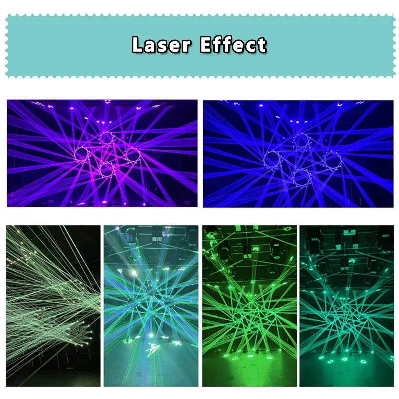 AOPU 24W Or 26W Matrix RGB Laser Light With Fans LED Party Light Disco Stage Projector Laser Lights