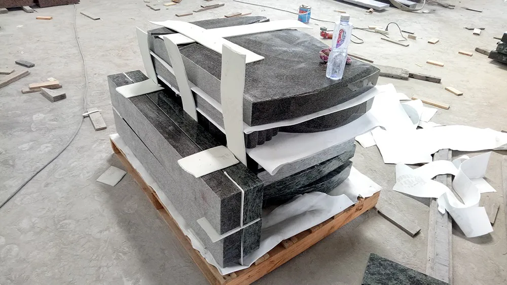 factory price Beida Impala Granite Tombstones