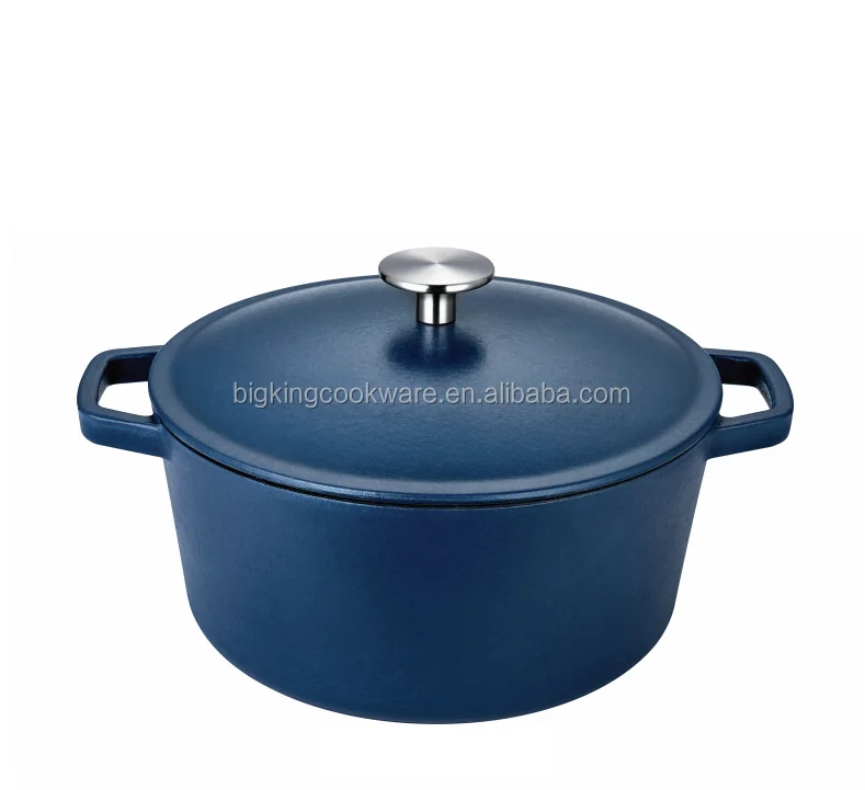 29cm Pre-seasoned Oval Cocotte Cast Iron  Casserole Pot cooking pot OEM agreed