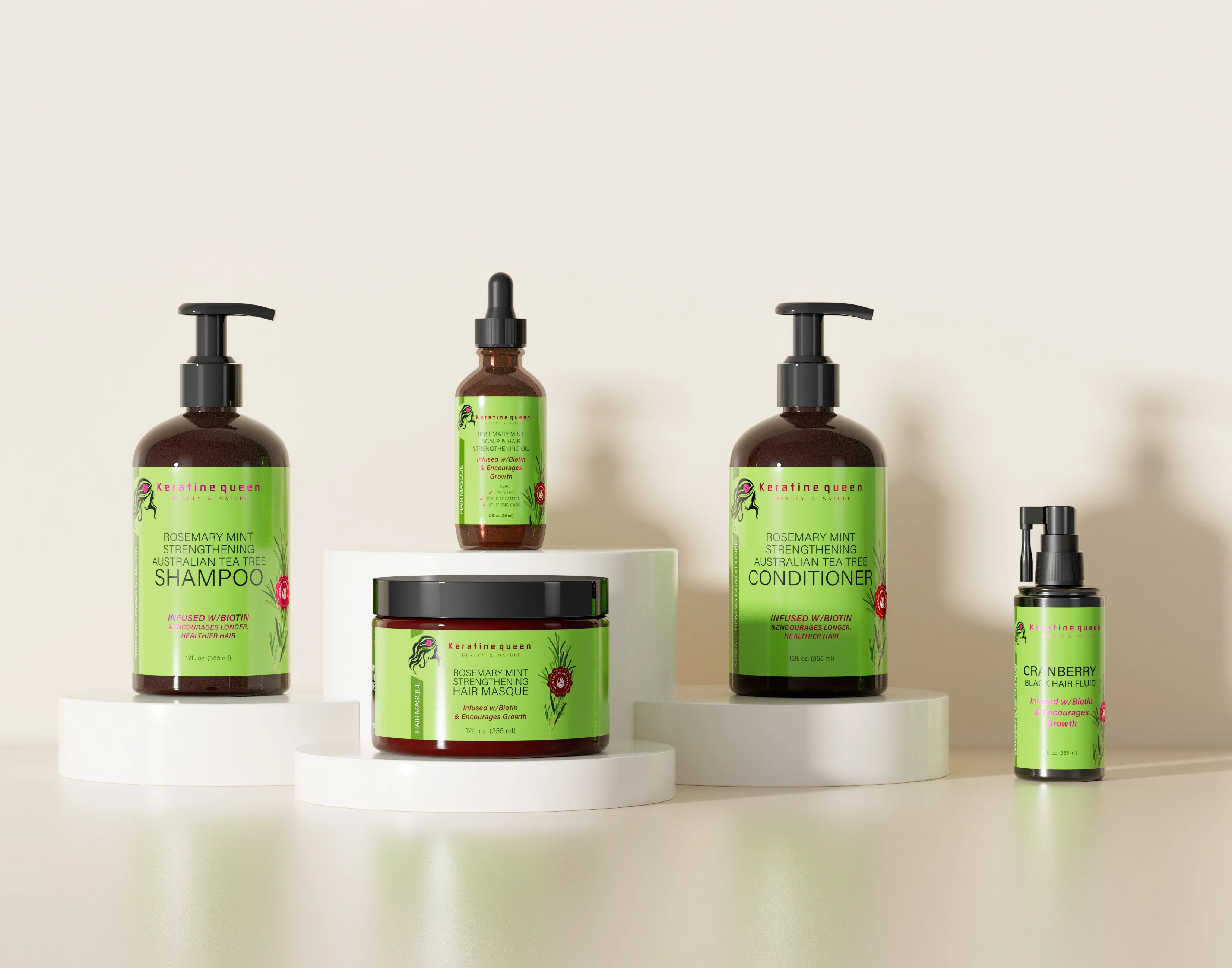 Wholesale Organic Rosemary Hair Shampoo Refreshing Scalp Oil Control Hair Care Shampoo and Conditioner