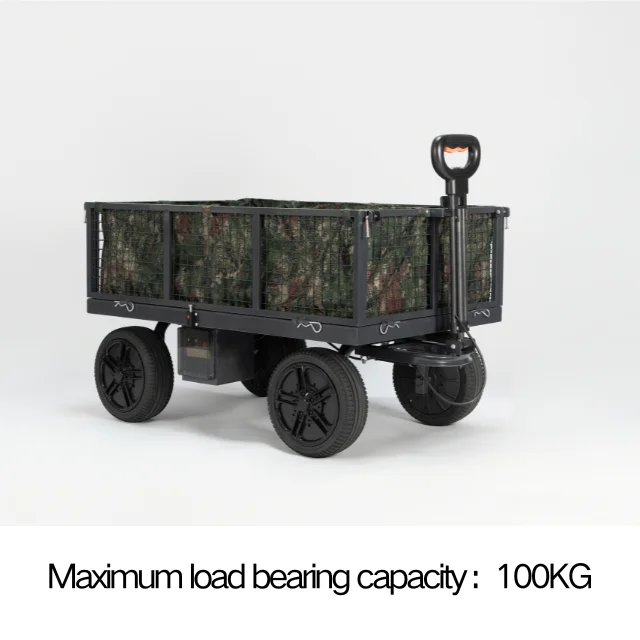 Electric trolley heavy duty cart  for furniture moving heavy duty disposable carts Garden Trolley  electric utility cart