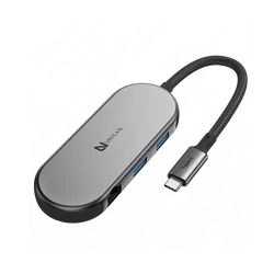 Multi-color Aluminum Alloy 7 Port USB Hub Adapter USB 3.0 Splitter 7 in 1 Hub Adapter Type C Multiport Usb C Hub