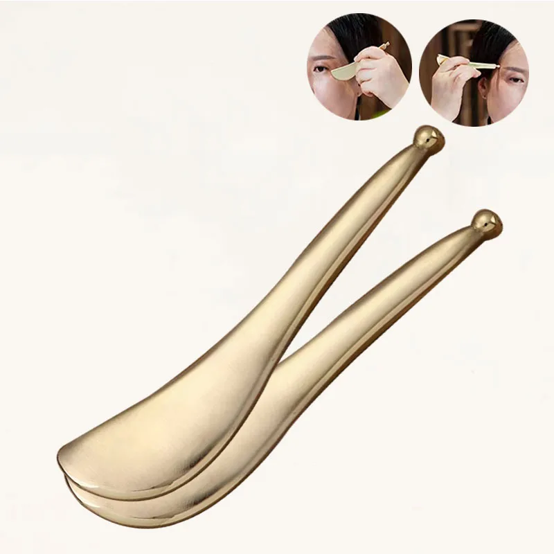 physiotherapy equipment copper guasha tool skin facial care roller and guasha tools gua sha massage face