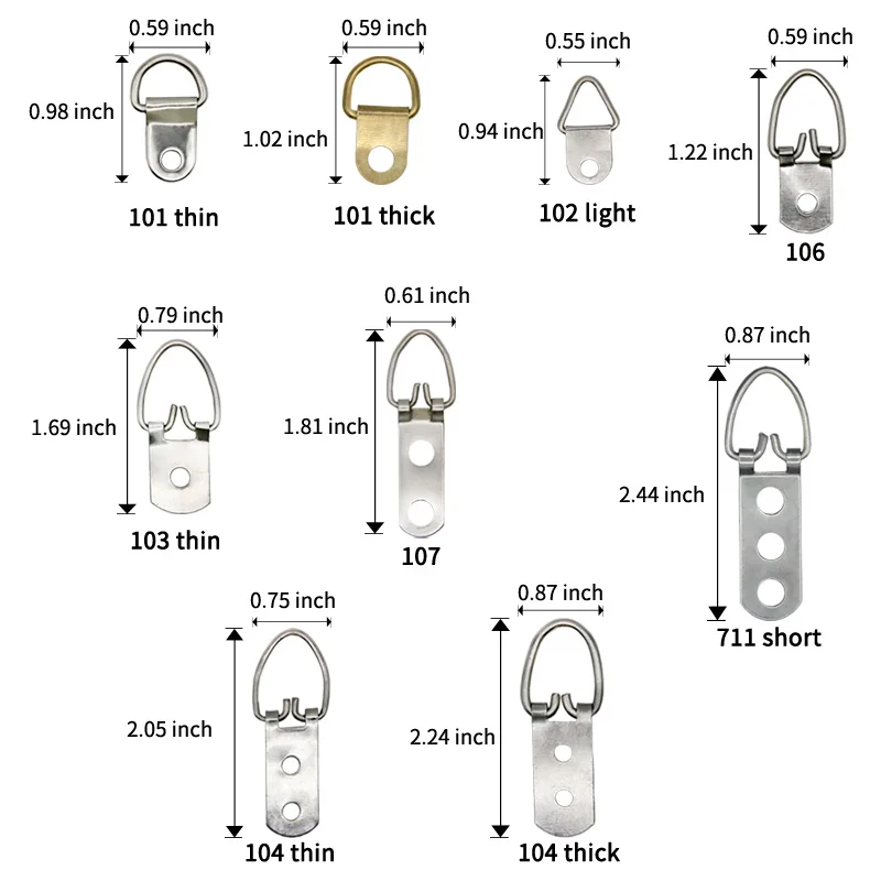 single triangle hanger metal hooks picture frame hanger mirror hanging hook with screw for fitting nails
