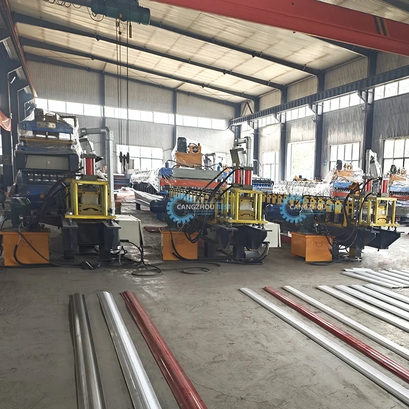 High Productivity Customized Design Best Price Steel Fence Cold Roll Forming Machine For Russia