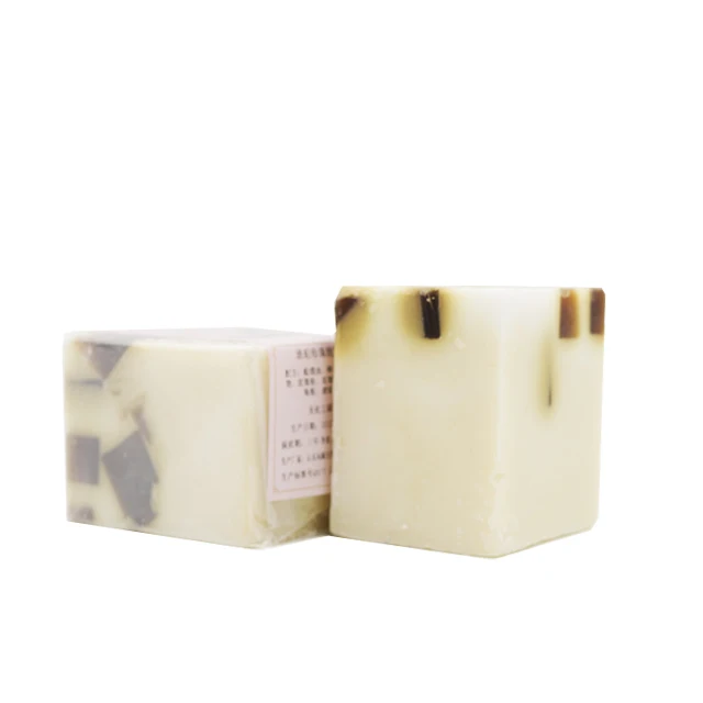 Hand-made High-quality Edible Oil Amber Pearl Rose Bar Soap For Bodycare
