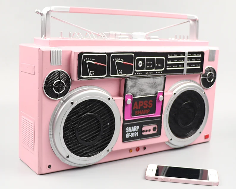 Retro Cassette Radio With Cassette Recorder Radio Vintage