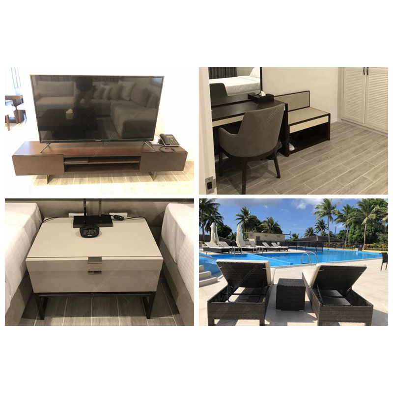 Полный комплект мебели для отеля, квартира с кухней, гостиной и спальни