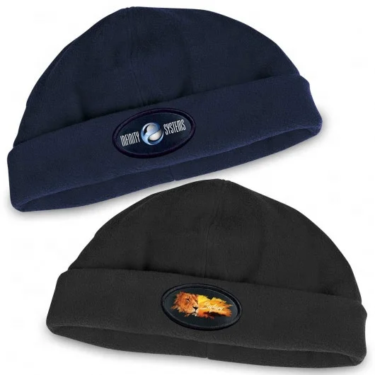 Custom Branded Polar Fleece Beanies