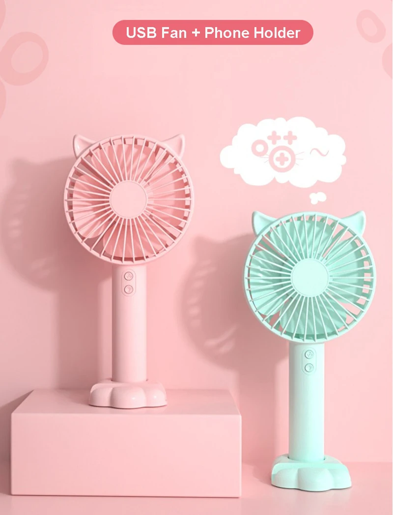 New Air Cooler Product 1200mah Wholesale electric Hand Fan Portable Table Fan Mini USB Rechargeable Fan