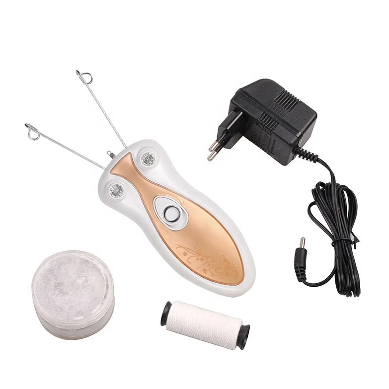 Trendy Remove Face Hair Female Lady Beauty Tools Hair Remover Shaver Electric Rechargeable Face Cotton Thread Defeather Epilator