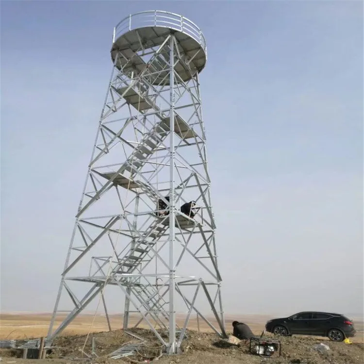 ISO9001 Prefabricated Forest Watch Observe Observation Guard Lookout Towers