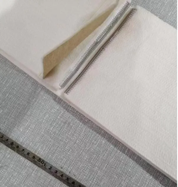 High quality 100% nomex flat work ironing felt input belt