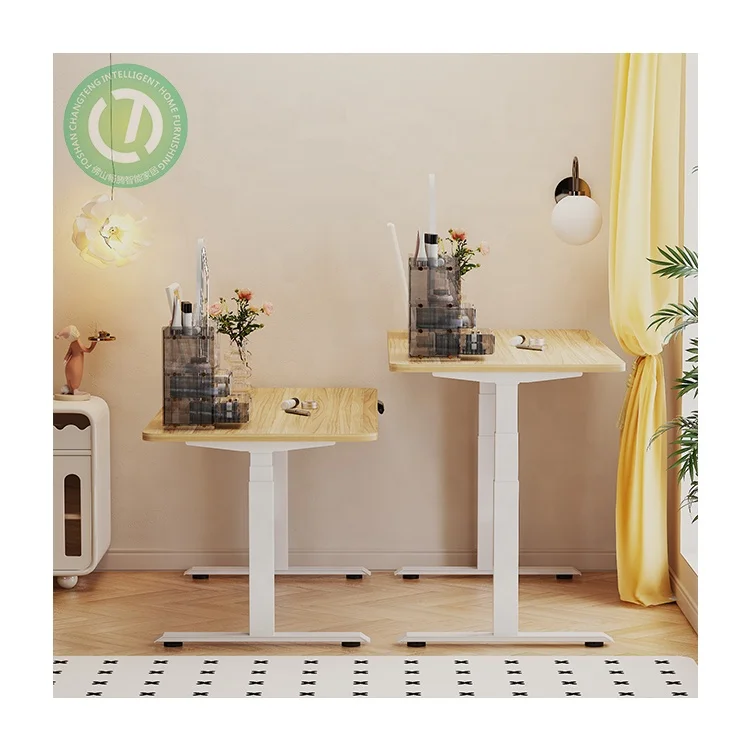 Timotion Sit To Stand Tables Factory Frame Electric Smart Office Furniture Executive Legs Metal Adjustable Height Computer Desks