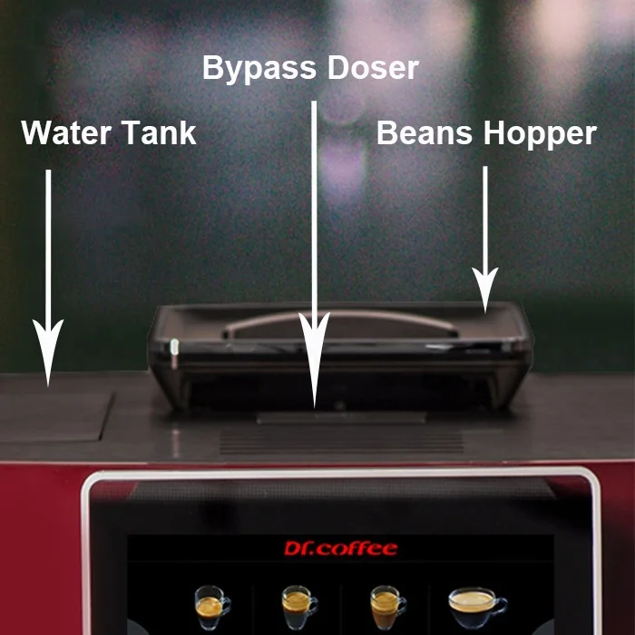 Dr.Coffee H10 Black Color 2L Water Tank 220V Automatic Espresso Coffee Machine Maker