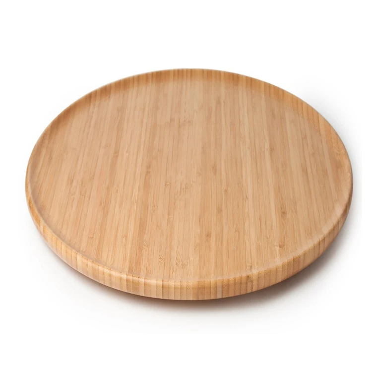 Serving trays type Quality bamboo serving platter in kitchen or restaurant