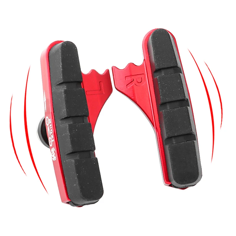 YITOO Road Bike Caliper V Brake Pads, V Brake Holder Pad Shoes  Bicycle Brake Shoes