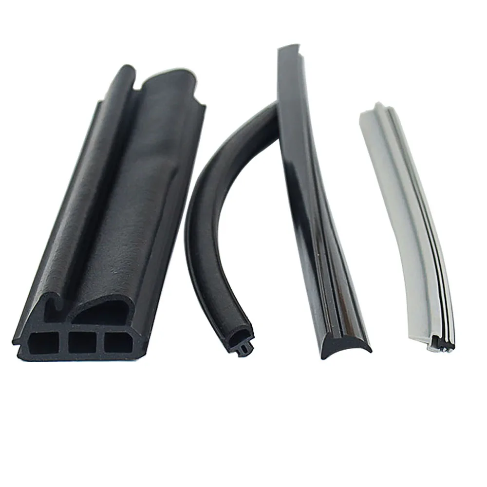 Customized profile waterproof, fireproof and sound insulation extruded silicone rubber EPDM PVC door and window sealing strip