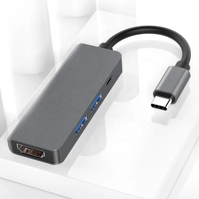 4-in-1 usb c hub 4 port usb c to usb hub for macbook