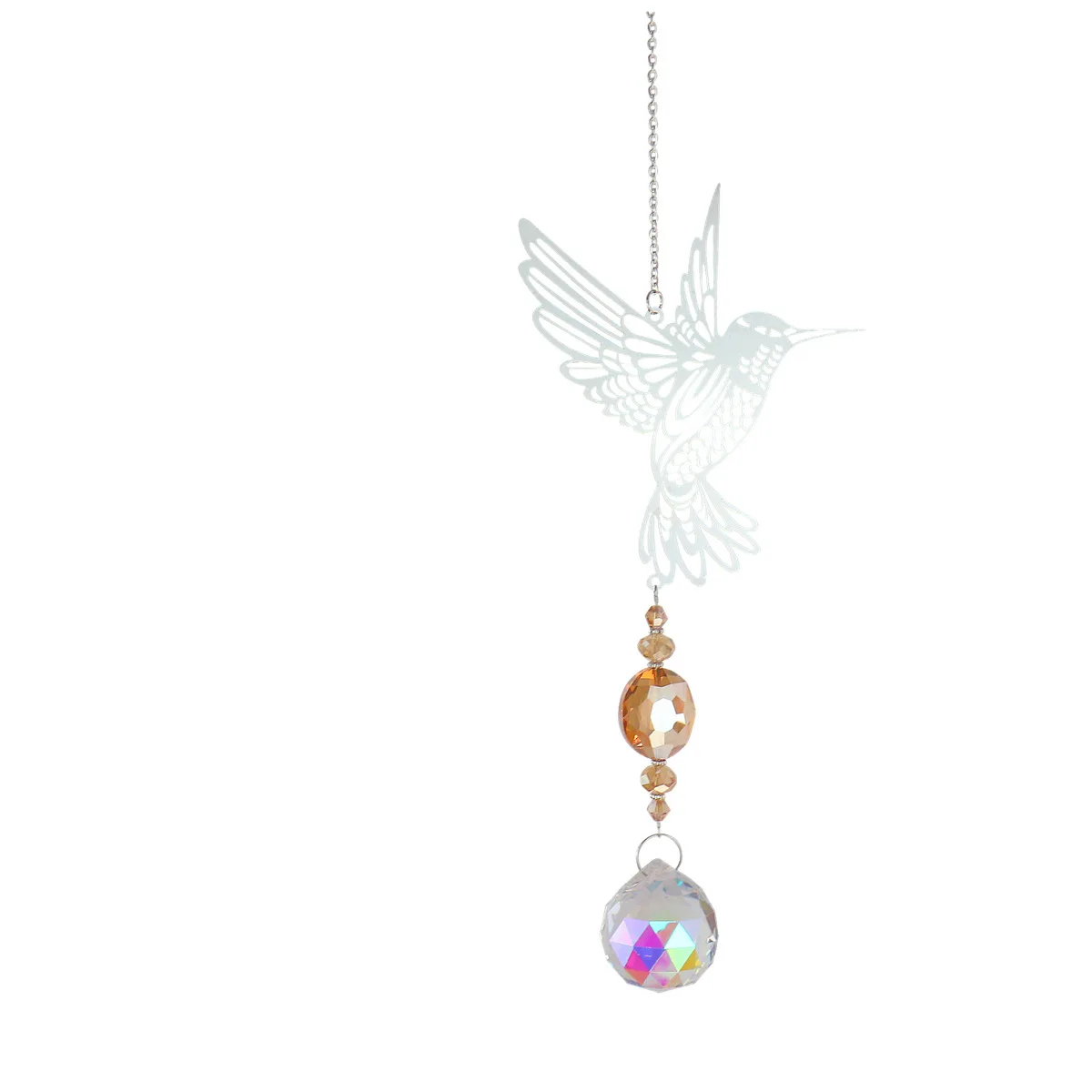 Crystal SunCatcher Prisms Hanging Rainbow Chaser Window Wind Chime Tree of Life Car Art Hanging Pendant Home Garden Decoration
