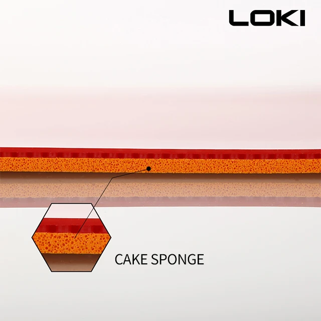 
LOKI RXTON 3 Blank Red Pimples In Professional Ping Pong Racket Sponge Rubber Table Tennis Rubber 