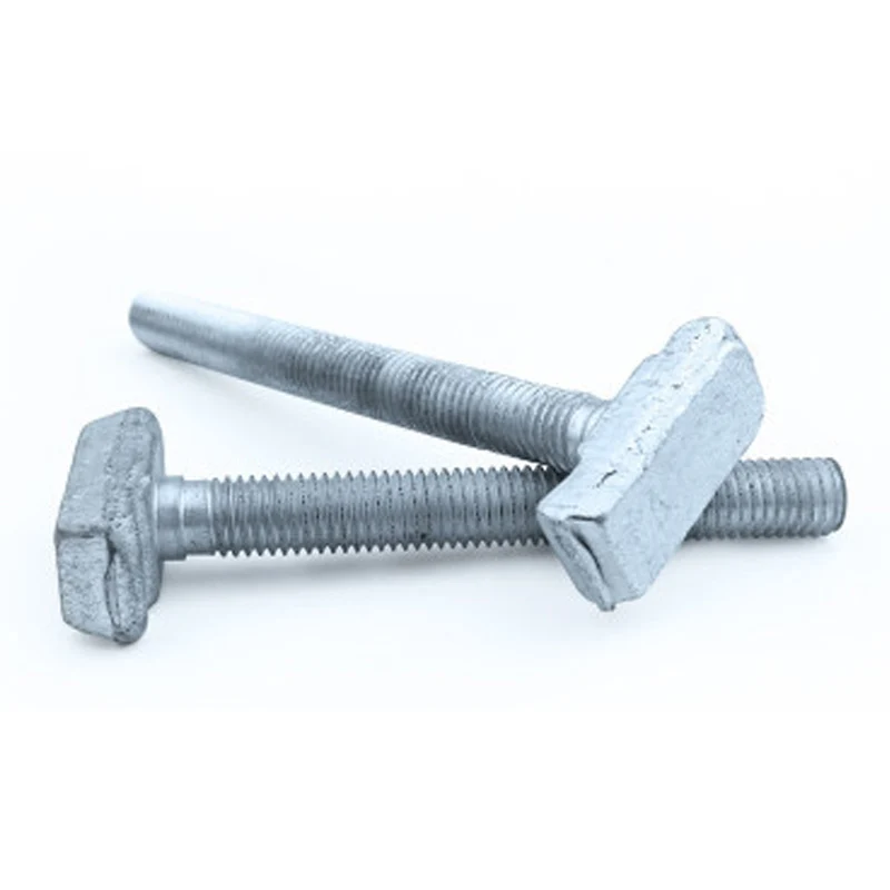 Grade 10.9 Carbon Steel Dacromet T Head Bolt With Square Neck DIN787