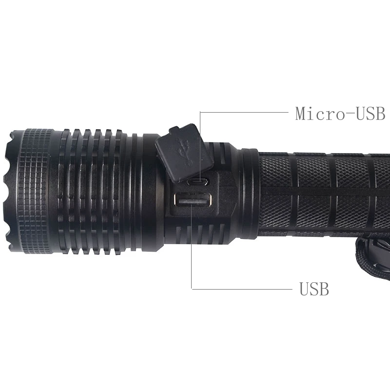 Внешний аккумулятор 18650 высокой яркости USB карманный XLM P70 светодиодные фонарики 5000 люмен