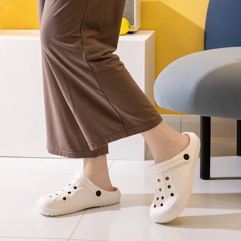 EVA Anti-Slip Unisex Clogs Shoes Solid Color