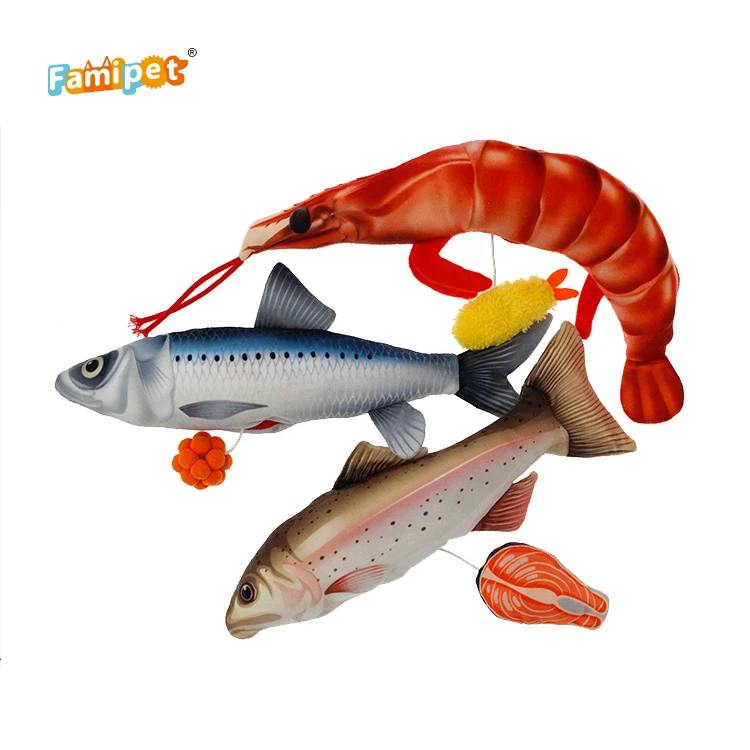  Cat Toy Fish Factory Direct Price Seafood Shape Assortment