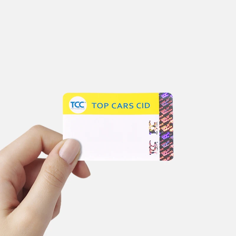 Hot Stamping Foil Hologram Strip label sticker security anti-counterfeit sticker for  Booklet Ticket Coupon Booklet