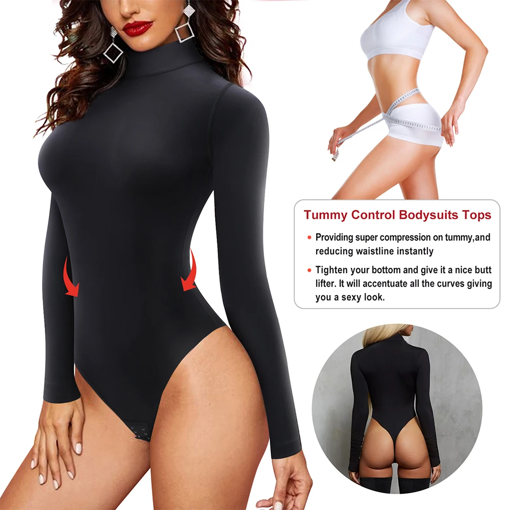 
Sexy Shapewear Tummy Control Bodysuit Top for Women 