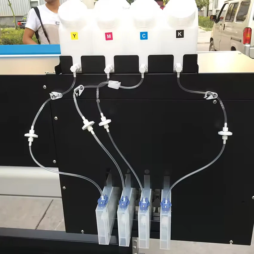 Hot Selling Automatic 1.8m Dual Dx5 Dx7 Xp600 I3200 Head Large Format Inkjet Eco Solvent Printer Provided 220V Flatbed Printer