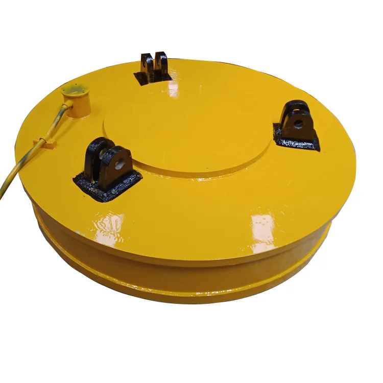 Crane Electric Magnet Use for Lifting Scrap Irons Circular Lifting Electromagnet for Excavator New Product 2020 Customised PLC