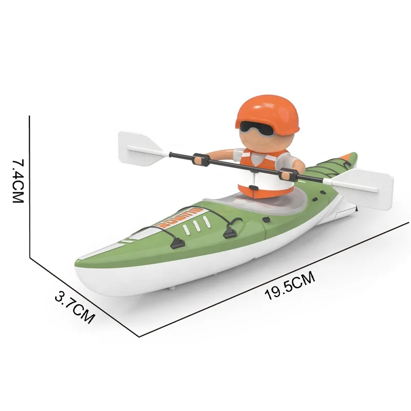 Children water toys 2.4G radio control toy Paddle kayaks small boat rc toy for kids