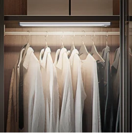 USB Rechargeable Magnetic Wall Motion Sensor Night Lamp Warodrobe Light Under Led Cabinet Lights