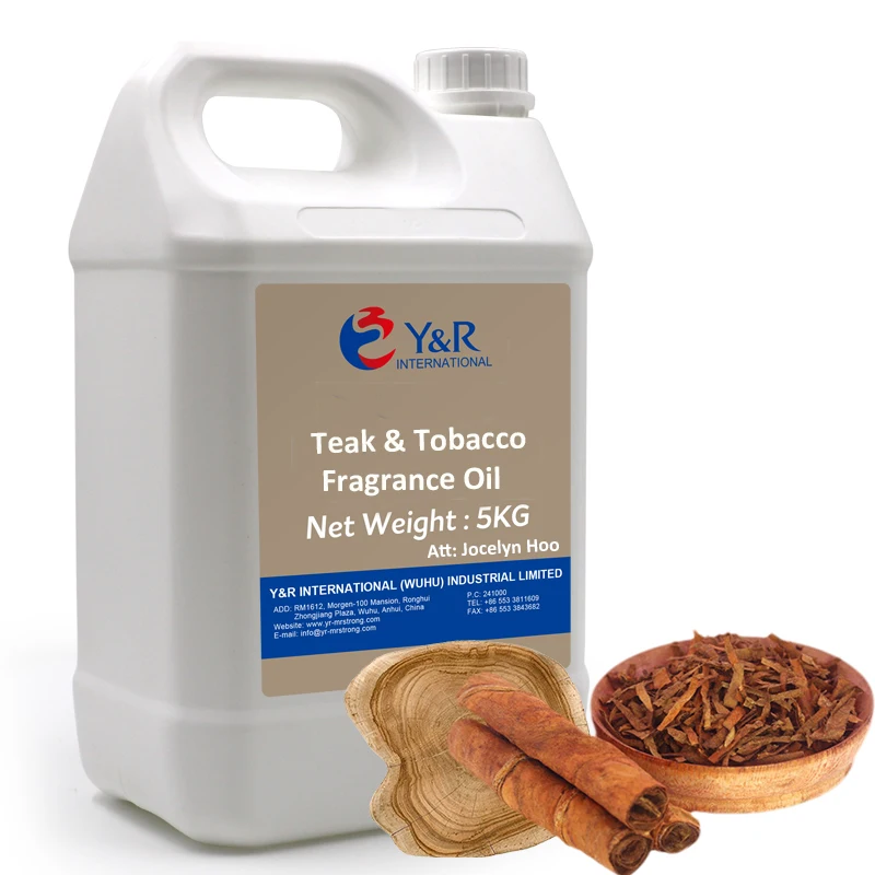 High Concentration Strong Perfume Woody Teak Tobacco Fragrance Oil For Aroma Candles Air Freshener